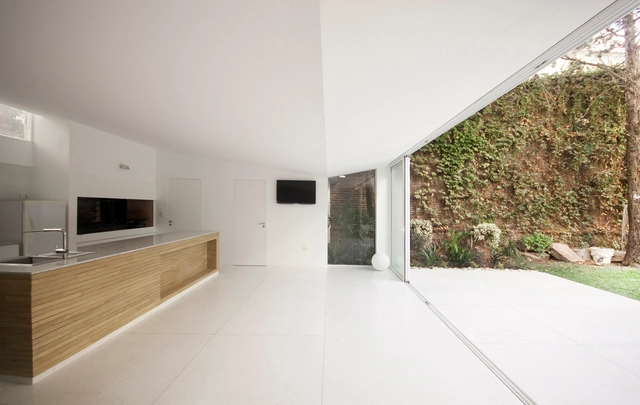 Quincho M  / MoGS - Extension, Facade, Door, Countertop
