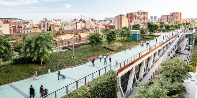 Jardines elevados de Sants en Barcelona / Sergi Godia + Ana Molino architects - Espacio Público