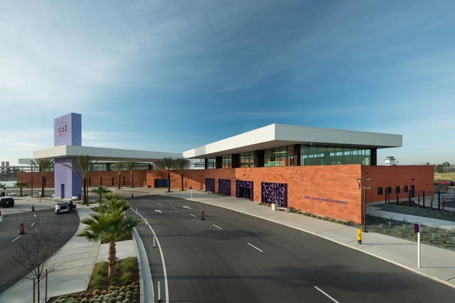 OTAY Cross Border Xpress  / LEGORRETA - Transporte, Fachada