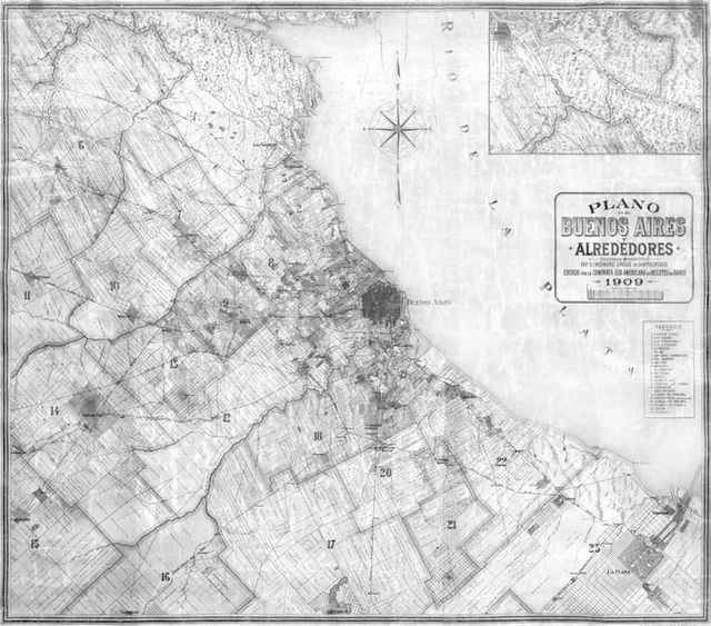 Mapas, plantas e diagramas na construção da Grande Buenos Aires - Imagem de Destaque