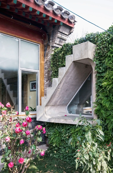 A Hutong Home Renovation / CAA - Renovation, Garden, Facade, Door, Stairs