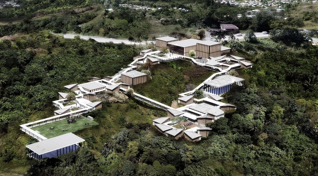 Taller Síntesis gana concurso para diseñar nueva sede del Colegio Bartolomé de las Casas en Colombia - Escuela Primaria