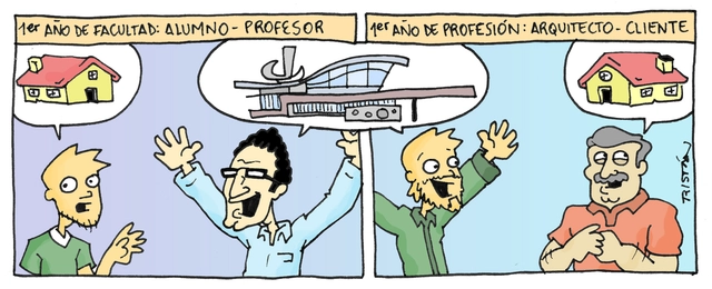 El estudiante de arquitectura a través de 15 tiras cómicas, por Tristán Comics - Imagen Principal