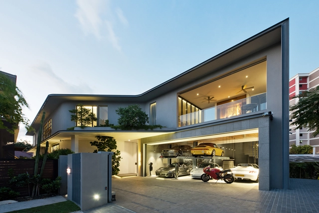 Fongster / Kite Studio Architecture - Houses, Courtyard, Facade