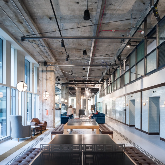 Chapter Living Kings Cross / Tigg + Coll Architects - Hospitality Architecture, Beam, Door, Table, Bench