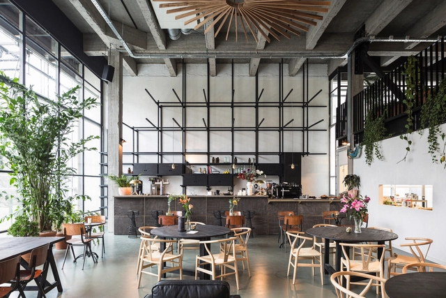 Fosbury & Sons Co-Work / GOING EAST - Offices Interiors, Beam, Table, Lighting, Chair