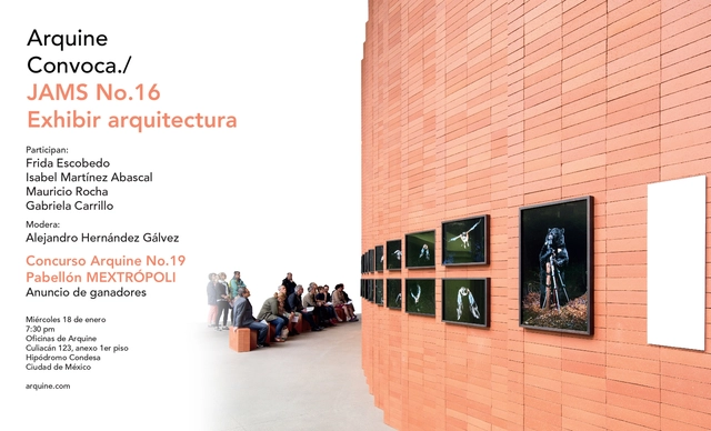 Arquine Jams Nº16 | Exhibir arquitectura - Imagen Principal