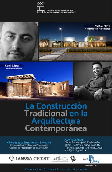 La construcción tradicional en la arquitectura contemporánea - Imagen Principal