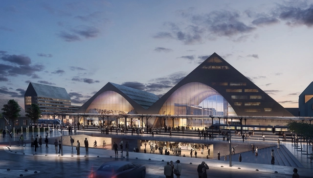 Lahdelma & Mahlamäki Wins Competition for Housing and Transportation Complex in Finland - Featured Image