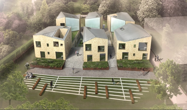 Belsize Architects crea pabellón residencial para estudiantes de Oxford - Imagen Principal