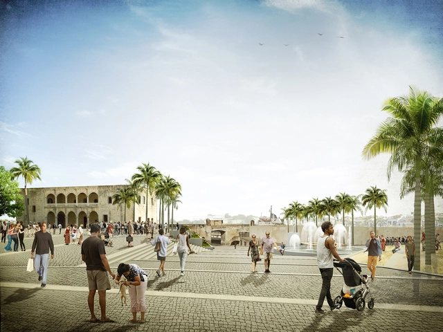 Moneo Brock + Rafael Moneo presentan diseño de la Plaza de España en República Dominicana - Plaza, Costa