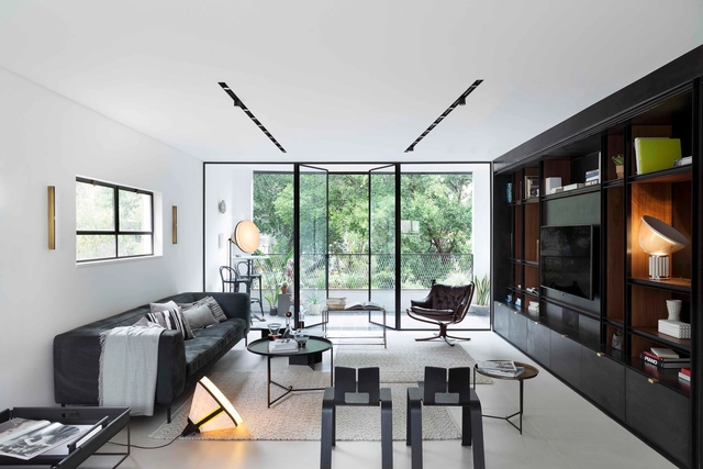 N.A HOUSE  / Architect Oshir Asaban - Interior Photography, Apartment Interiors, Table, Lighting