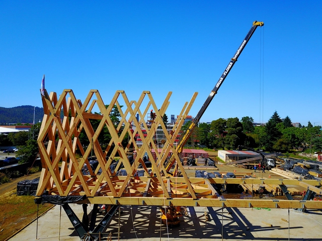 Mira cómo avanza la (re)construcción del Pabellón de Chile en la Expo Milán 2015 en Temuco - Imagen Principal