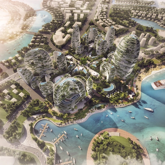 LAVA Reveals Lush Alternate Scheme for Malaysian Forest City - Coast