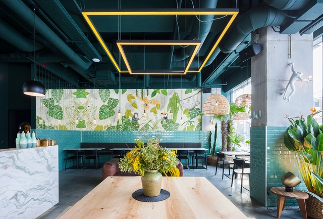 Kane World Food Studio / Bogdan Ciocodeică - Interior Design, Garden, Facade, Table, Chair
