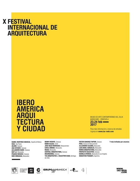 Asiste al X Festival Internacional de Arquitectura IAC2017 en Venezuela - Imagen Principal