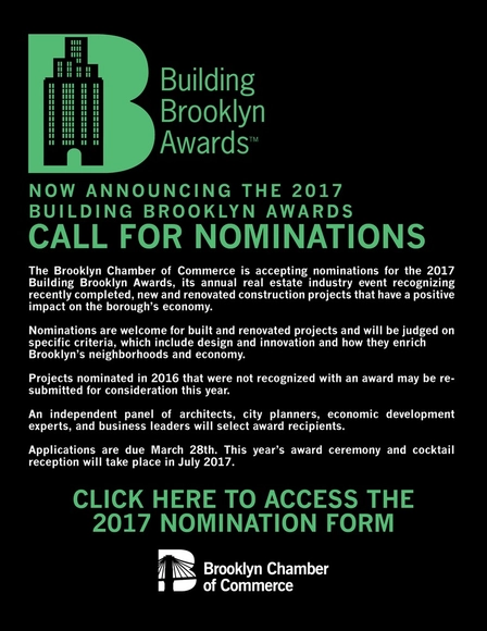 Call for Nominations: Building Brooklyn Awards - Featured Image