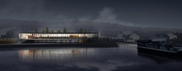 Plan Maestro y Anteproyecto del Terminal Internacional de Pasajeros TIP / Beals Lyon Arquitectos - Terminal De Cruceros, Cierros