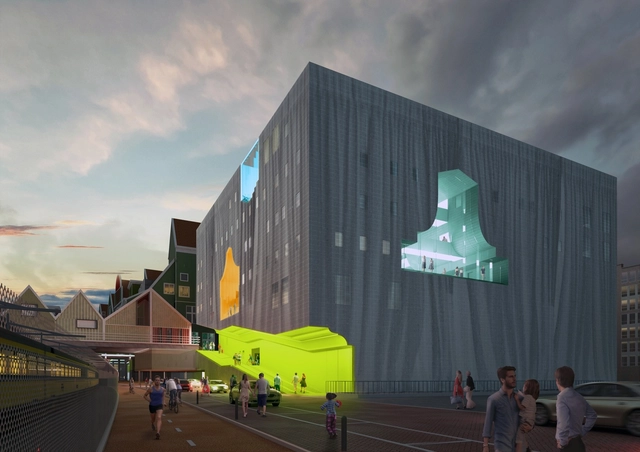 Recorre el futuro Centro Cultural Zaanstad, diseñado por MVRDV  - Imagen Principal