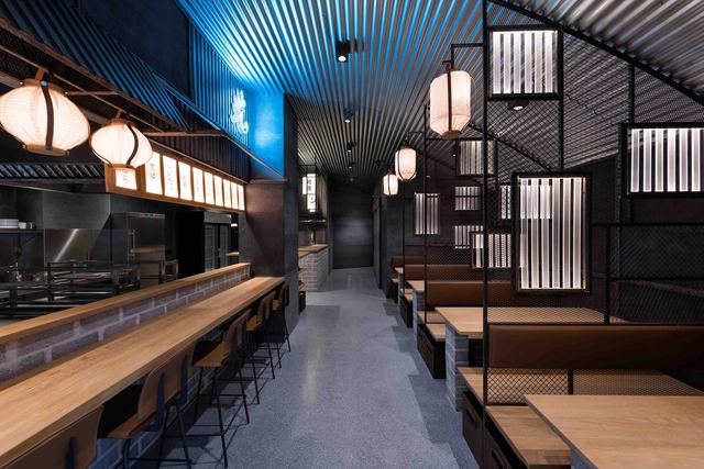 Taberna Hikari Yakitori Bar / Masquespacio - Restaurantes & Bares, Fijación Vigas, Mesas, Sillas