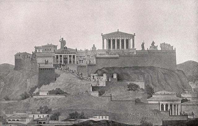 AD经典：雅典卫城 / Ictinus, Callicrates, Mnesikles and Phidias - 宗教建筑