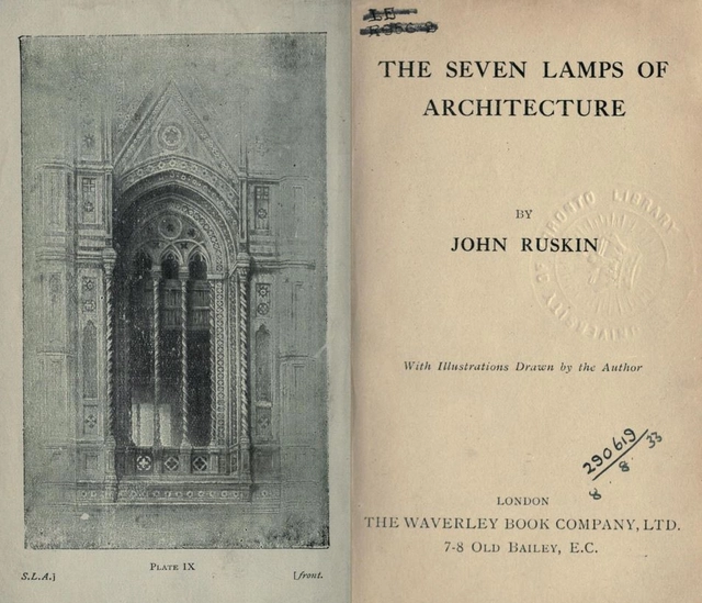 Leituras essenciais: John Ruskin e as 'Sete Lâmpadas da Arquitetura' - Imagem de Destaque