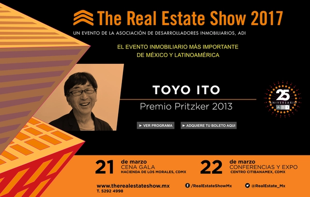 Toyo Ito será conferencista de The Real Estate Show 2017. ¡Sorteamos un cupo! - Imagen Principal