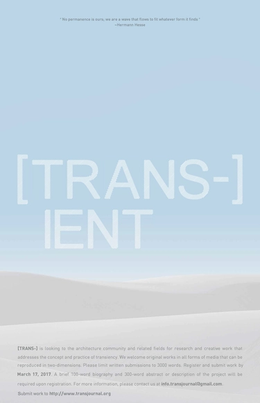 Call for Submissions: [TRANS-]ient - Featured Image