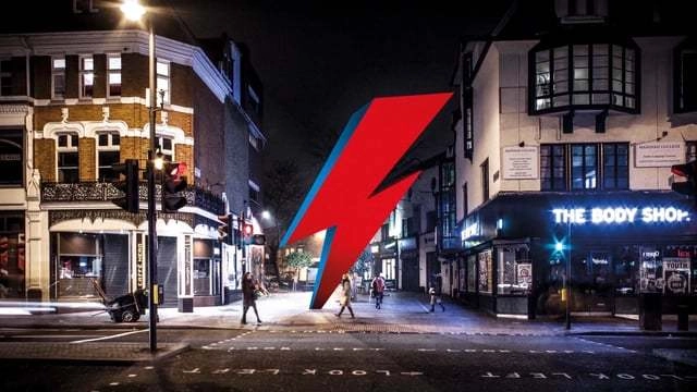 This Campaign Envisions a Three-Storey Lightning Bolt in Honour of David Bowie - Featured Image