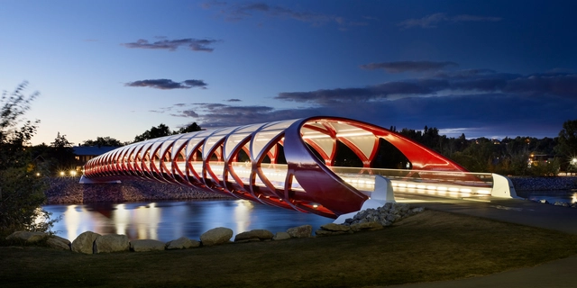 Puente de la Paz / Santiago Calatrava - Puente Peatonal