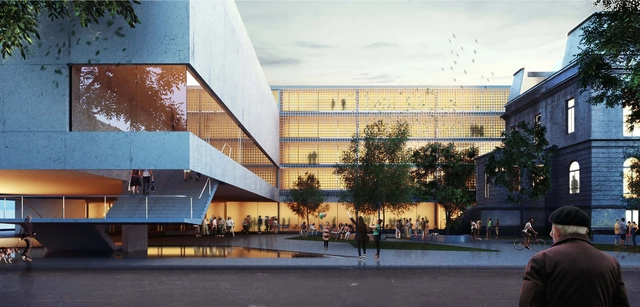 Conoce el primer premio del Concurso Nacional para el Ministerio de Innovación y Cultura de la provincia de Santa Fe, Argentina - Fachada