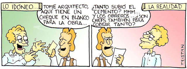 La relación entre el arquitecto y el cliente: tiras humorísticas por Tristán Comics - Imagen Principal