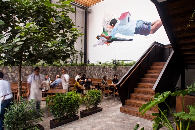Café de Lima / MASUNOSTUDIO - Restaurant, Jardín, Escaleras, Barandas
