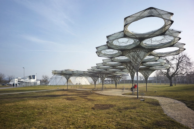 Pavilhão Elytra Filament / ICD-ITKE Universidade de Stuttgart - Outras Estruturas