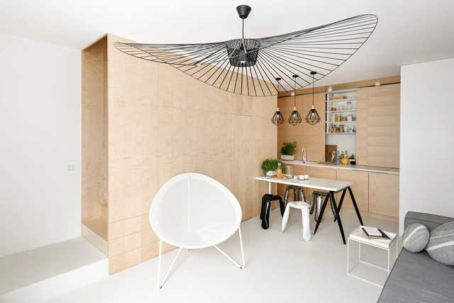 Duplex in Kurkowa / 3XA - Apartment Interiors, Table, Chair