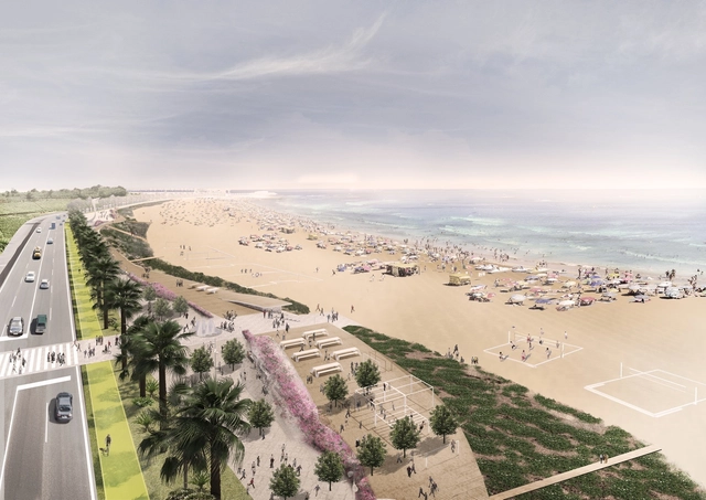 Lemay projeta transformação costeira em Casablanca, Marrocos - Imagem de Destaque