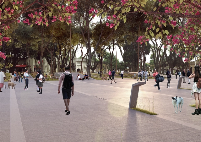 Conoce el primer lugar en la remodelación de Plaza 19 de Abril de la Ciudad de Treinta y Tres - Espacio Público, Jardín