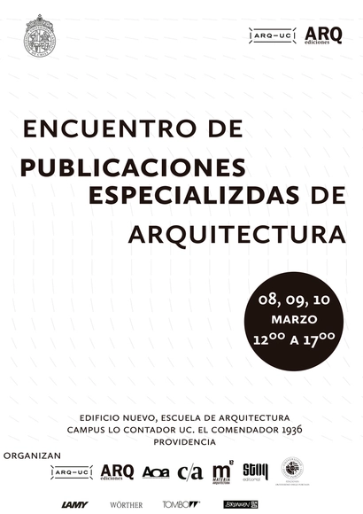 Encuentro de Publicaciones Especializadas de Arquitectura - Imagen Principal