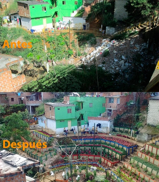 130 basurales de las quebradas de Medellín fueron transformados en jardines públicos - Imagen Principal