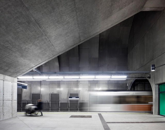 Løren 地铁站/ Arne Henriksen Arkitekter + MDH Arkitekter - 地铁站