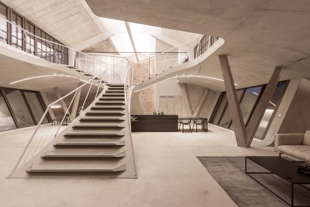 Loft Panzerhalle / smartvoll - Loft, Stairs, Handrail
