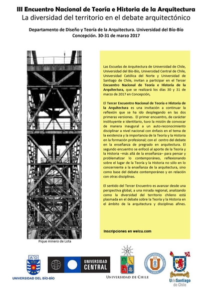 Tercer Encuentro Nacional de Teoría e Historia de la Arquitectura - Imagen Principal