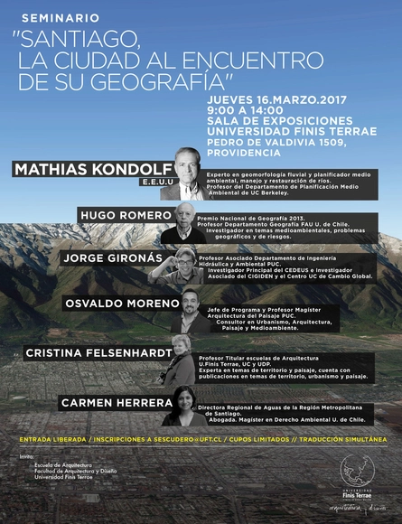 Seminario 'Santiago, la ciudad al encuentro de su geografía' - Imagen Principal