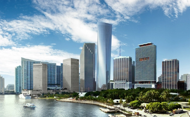 El One Bayfront Plaza de KPF compartirá el título de torre más alta en Miami - Imagen Principal