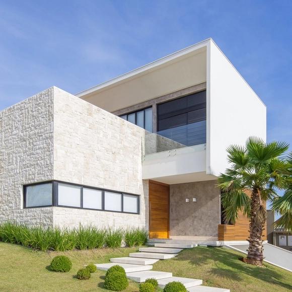 Casa R.A. / MOB Arquitetos - Casas, Fachada