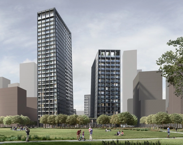 Alison Brooks Architects Designs First London Highrise for Greenwich Peninsula Development - Featured Image