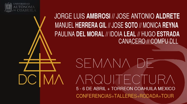 DCMA SEMANA DE ARQUITECTURA - Imagen Principal