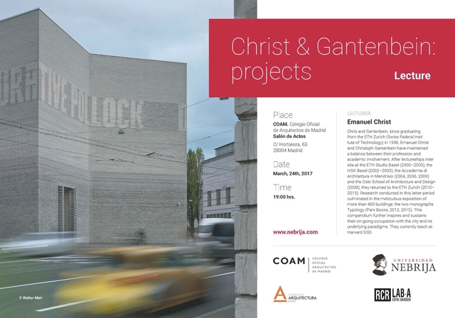 Conferencia: Christ & Gantenbein - Imagen Principal