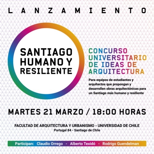 Conferencia/Lanzamiento del concurso 'Santiago Humano y Resiliente' - Imagen Principal