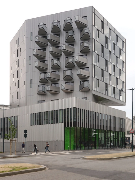 Cité Internationale Paul Ricœur  / Hérault Arnod Architectes  - Mixed Use Architecture, Facade